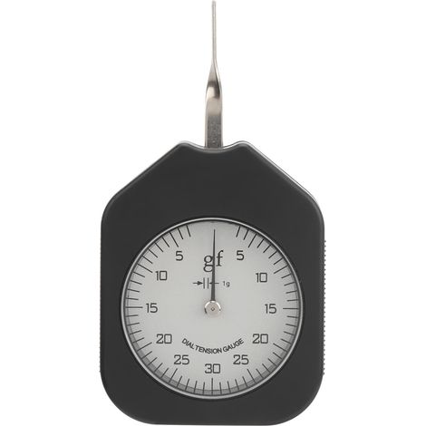 Jauge de tension à cadran 30g - Testeur de force en grammes à aiguille unique, indicateur de poche 30 grammes. (1/5)