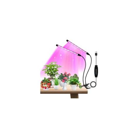 Lampe horticole LED 40W avec 3 modes d'éclairage – Longueur d'onde 380-800nm – Gradation 10 niveaux – Pour plantes d'intérieur (1/5)