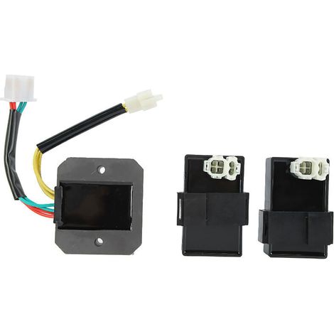 Set 3 pezzi doppia accensione CDI + regolatore/raddrizzatore, adatto per XL 600 V Transalp 1989-1996 (1/5)