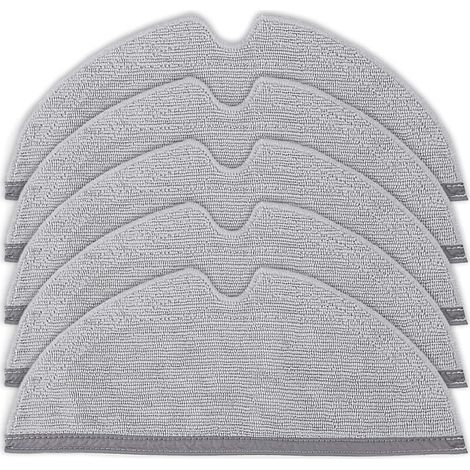 Paquet de 5 lingettes humides aspirateur pour Xiaomi pour Roborock S5, S50, S51, S55, S6, S6 MaxV, S5 Max, Q7 Max, Q7 Max+, Q8 Max, Q8 Max+, Q5 Pro, Q5 Pro+ Chiffons de Nettoyage