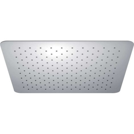 Soffione Jacuzzi rubinetteria ultrapiatto quadrato 30X30 cm anticalcare in acciaio inox 1811056JA00 (1/3)