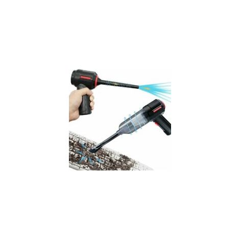 - Aspirapolvere per computer 3 in 1, soffiatore d'aria senza fili, aspirapolvere portatile, kit di pulizia elettrica per tastiera, spruzzatore per PC - Crezuo (1/4)