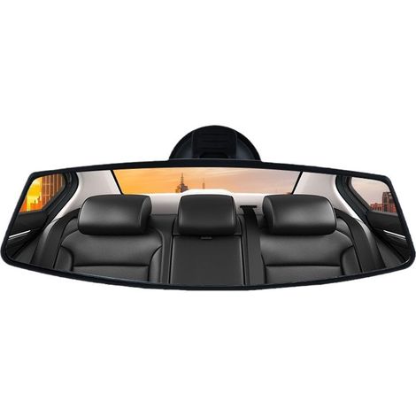 Rétroviseur Intérieur Universel - Fixation Par Ventouse - 6 x 24 cm - Pour Voiture - 1 Pièce (1/5)