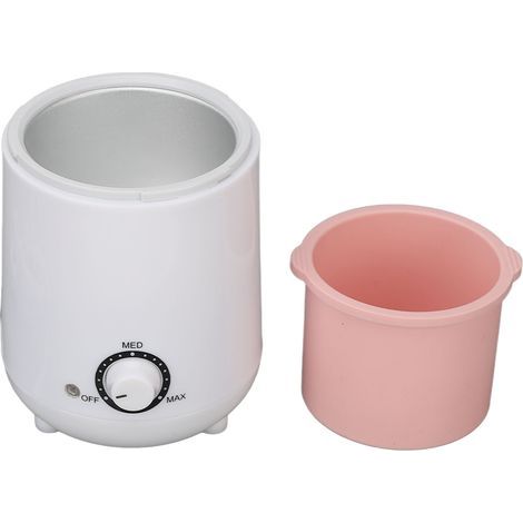 Chauffe-cire électrique 250CC avec thermostat réglable, cuve en silicone anti-adhésive pour épilation, prise UE 220V (1/5)