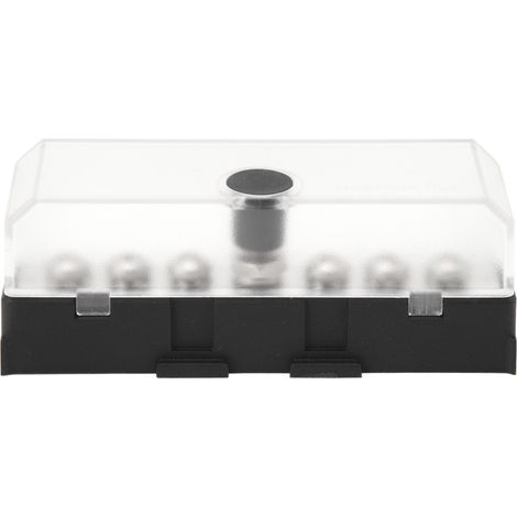 Barre de distribution électrique 12‑32V 100A, bornes M5 et vis M4, jeu de barres de batterie pour voiture, camping-car, bateau, camion (1/5)