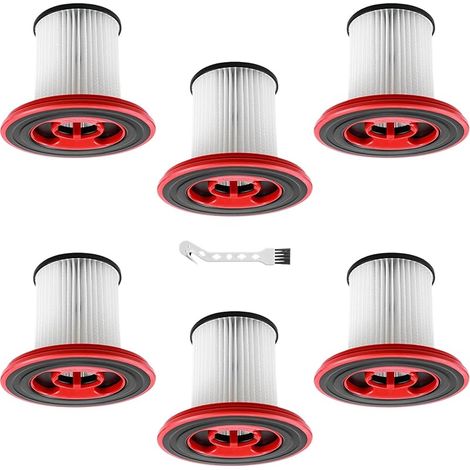 Lot de 6 filtres pour aspirateur Bosch Unlimited 7 Series BSS715CARP BSS711W BKS711MTB BCS711A BBS712A Filtre de rechange (numéro de pièce 12040193) (1/5)