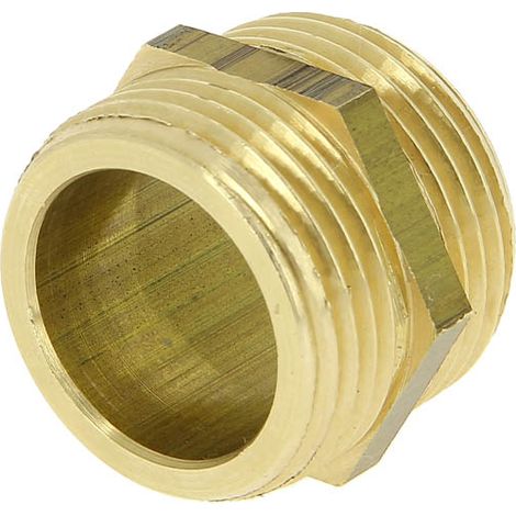Watts – Mamelon laiton égal mâle 1" – Filetage 1" (26x34) – Raccord de robinetterie pour installations sanitaires