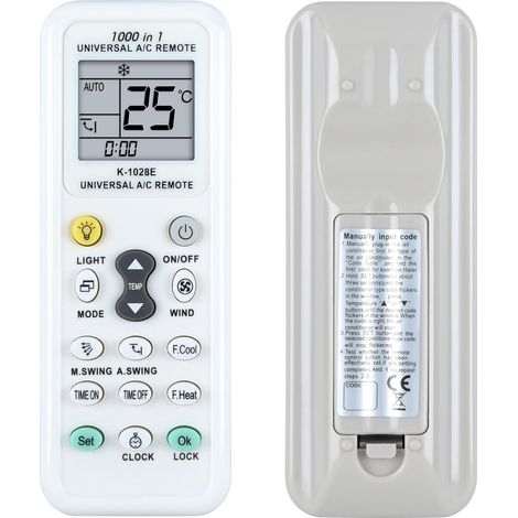 Télécommande universelle de rechange pour climatiseur K-1028E 1000 en 1 A/C Contrôleur 1000 autres marques (1/5)
