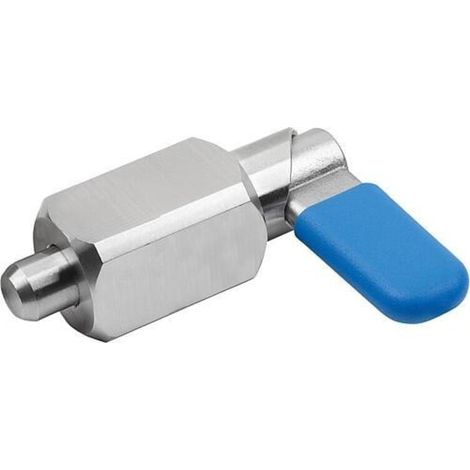 KIPP Sperrriegel Vierkant Gr.3 D=10 Edelstahl schweißbar mit Kappe (1/3)