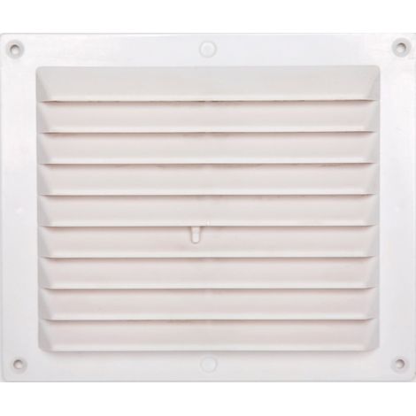 Griglia di ventilazione in abs naturale, L.14,6 x l.17,5 cm Centrale Brico