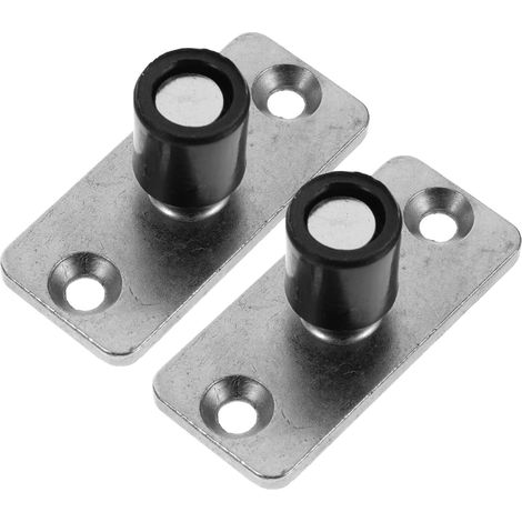 Lot De 2 Guides De Porte Coulissante En Acier Inoxydable 4.5X2.1X2Cm Avec Roulement Double Pour Portes De Grange Stables Et Alignées (1/5)
