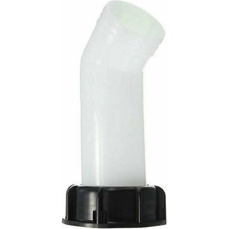 Conector para grifo de depósito de agua + manguera de extensión de agua de 50 mm de diámetro, riego con agua de lluvia, apto para depósitos de agua. (1/5)