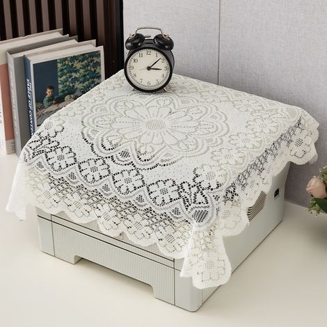 Housse de protection anti-poussière pour imprimante, motif floral vintage, 80 x 80 cm, antistatique, pour la maison, le bureau, le fax, la machine à café, l'ordinateur (1/5)
