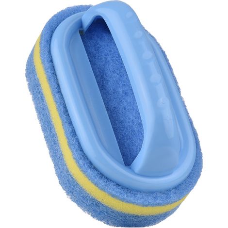 Spazzola per la pulizia con spugna in fibra di cotone a 3 strati (per pavimenti, piastrelle, vasche da bagno)