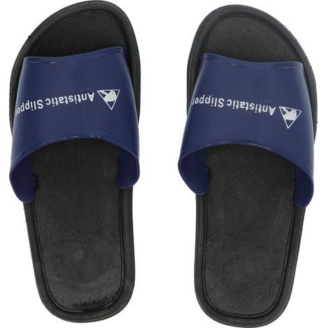 Chaussures antistatiques PVC, sandales de travail anti-poussière pour maison, salle de bain, salle blanche (38) (1/5)