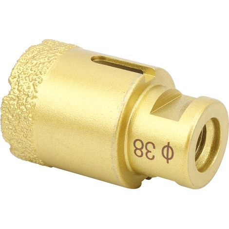 Foret Trépan Diamanté M14 38mm pour Perçage Marbre Béton Outils de Carottage Brasé (1/5)
