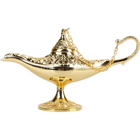 Seltene Retro-Zauber-Aladdin-Wunschtopf-Goldkollektion (1/5)