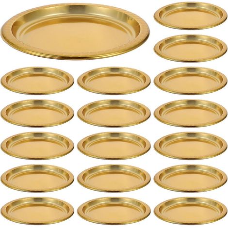 Présentoir à fruits de table, assiettes en plastique pour fêtes (lot de 20) - Pratique et sûr (1/5)