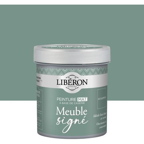 Pittura a base di caseina per mobili e infissi, LIBÉRON firmata per mobili, eucalipto opaco 0,5 l LIBERON