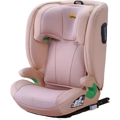 Siège auto enfant i-Size R129 ISOFIX 15-36 kg avec appui-tête réglable, protection latérale renforcée, poids léger, rose (1/5)