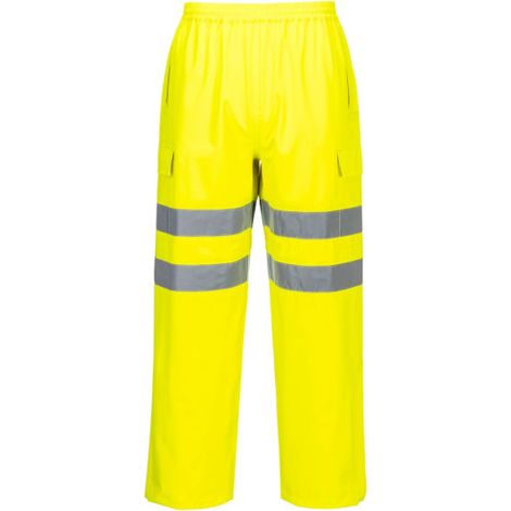 Pantalones de lluvia extrema de alta visibilidad (3L) PORTWEST S595 XXXL Amarillo (1/4)