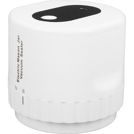 Kit de mise sous vide électrique pour bocaux, automatique, rechargeable via USB, machine de scellage avec couvercles pour conservation et fermentation des aliments, blanc (1/5)