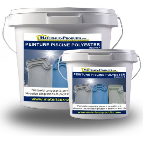 Peinture Piscine Polyester - 5 Kg Blanc - MATPRO (1/5)