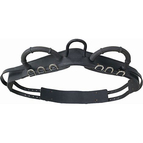 Fascione dal volteggio con maniglie rivestite in gomma: Full, Nero 10