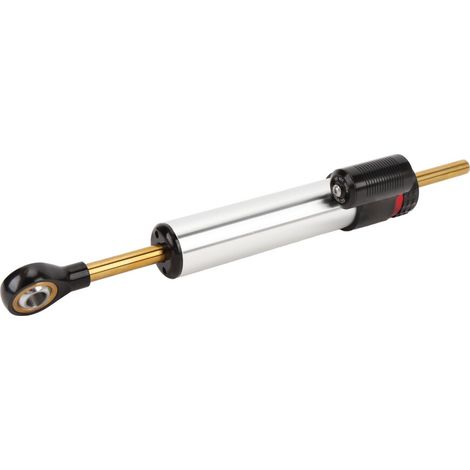 Adatto per ammortizzatori di sterzo generici per motociclette, realizzato in lega di alluminio 6061, colore argento, adatto per motociclette con cilindrata pari o superiore a 600 cc.