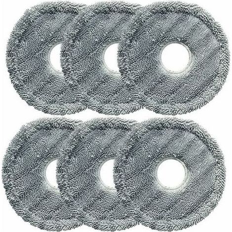 pair Serpillère électrique pour aspirateur Dyson V7 V8 V10 V11 - Chiffons de nettoyage en microfibre avec 6 tampons de nettoyage (1/4)
