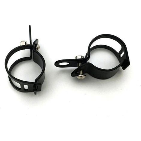 Ahlsen 2PCS Support de Clignotant pour Moto, Pinces de relocalisation de Fourche 27-36mm (1/4)