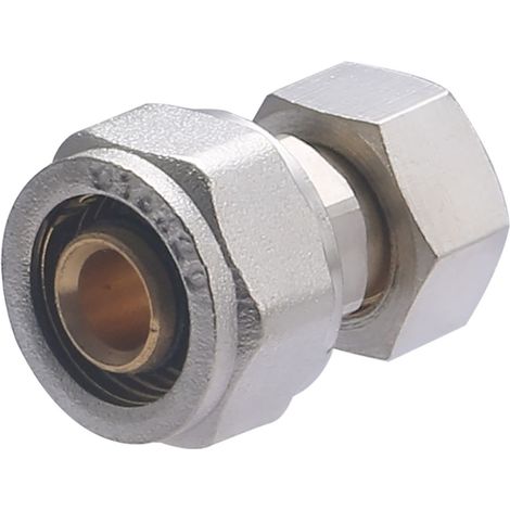Raccordo multistrato a compressione ø16 - femmina con dado libero 12x17 NOYON & THIEBAULT