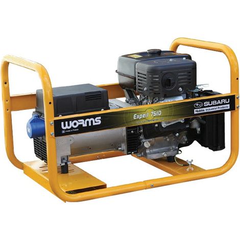 Imer - Groupe électrogène 7kW 230V Monophasé moteur EX 40 WORMS à essence 4T - EXPERT 7510 X