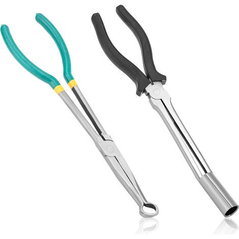 2pcs Outil d'Extraction de Bougie d'Allumage, Type Manchon et Rond Extracteur Bougie Allumage Pince Bougie Allumage Pince à Soufflet de Bougie d'Allumage Outil de Retrait de Bougie d'Allumage (1/5)