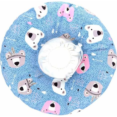 Collerette Chat,Collier de récupération pour Chat, Collier Anti-Morsure pour Animaux de Compagnie, réglable, pour après la Chirurgie pour Animaux de Compagnie (Bleu - XXS) (1/5)