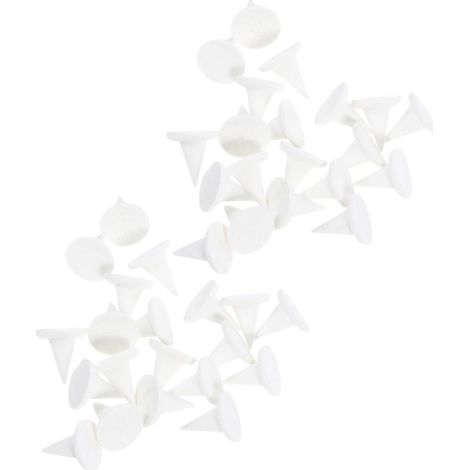 Lot de 50 Clous de Four Réfractaires en Céramique en Alumine Blanc, Support Solide pour Poterie, Améliore la Cuisson et Prévient Le Collage, pour Passionnés de Poterie (1/5)