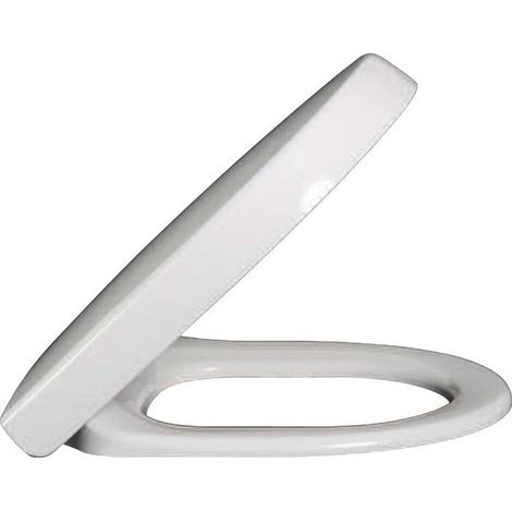 Architectura, Asientos de inodoro compactos, Ex Targa Architectura, con bisagras QuickRelease y SoftClosing, bisagras de acero inoxidable, En Duroplast Blanco