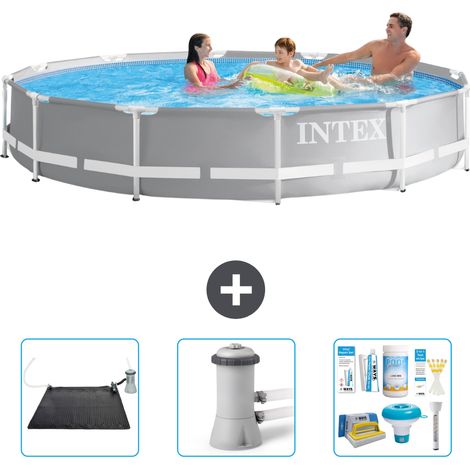 Intex Piscina Prism Frame Rotonda - 366x76 cm - 6-pezzi S22484 (1/3)