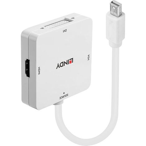 Lindy 41035 cavo e adattatore video 0,2 m Bianco (1/4)