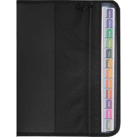 Organizador de documentos expandible – 13 compartimentos – Carpeta acordeón A4 – Con cremallera – Carpeta expandible – Carpeta de almacenamiento (1/5)