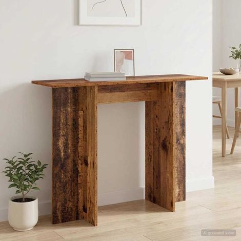 vidaXL Tavolo consolle Legno antico 100 x 30 x 75 cm