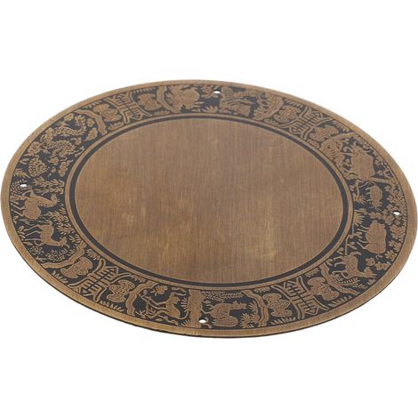 Plaque décorative en cuivre antique Gadpiparty pour boîte bois (1/5)