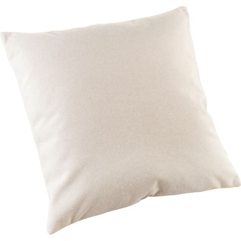 Coussin velours - Effet peau de pêche Ecru 45x45 cm