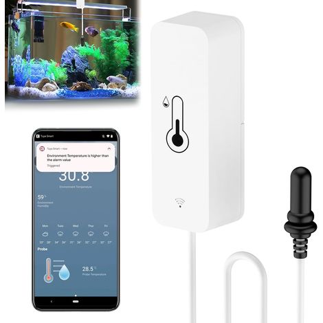 Thermomètre hygromètre - WiFi sonde - Surveillance - Serre, aquarium, frigo (1/5)