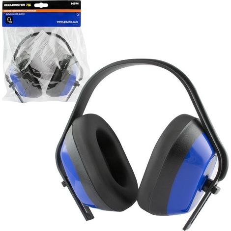 Casco de protección auditiva ajustable ACCUMASTER 26dB azul (1/5)