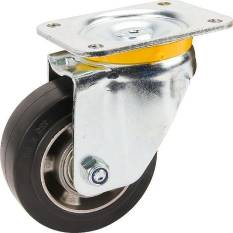 Roulettes pour charges lourdes à bandage en polyuréthane TENTE 4680IEP125P63 (1/4)