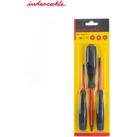 INTERCABLE 1399003 - Set Tre Giraviti A Croce PH FUTUR II Blisterato