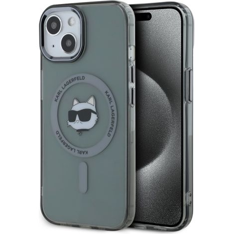 Karl Lagerfeld MagSafe iPhone 15 Hülle Schwarz (1/5)