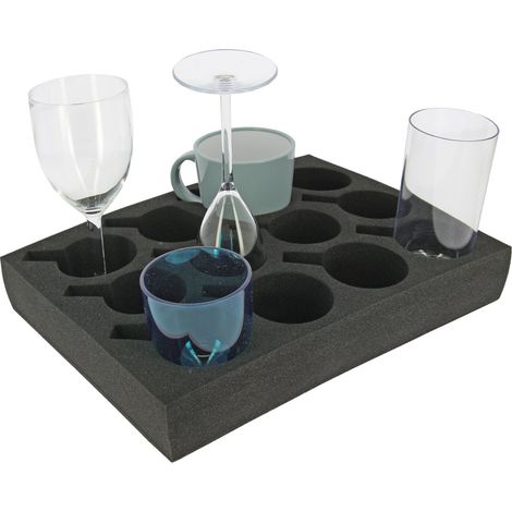 Glasuntersetzer aus Schaumstoff - Incasa