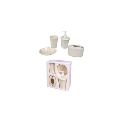 SET BAGNO IN CERAMICA BIANCA    AGLAIA